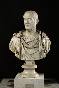 Marcus Claudius Tacitus（c.200-276）或Marcus Opelius Macrinus（164-218）（大理石）的半身像